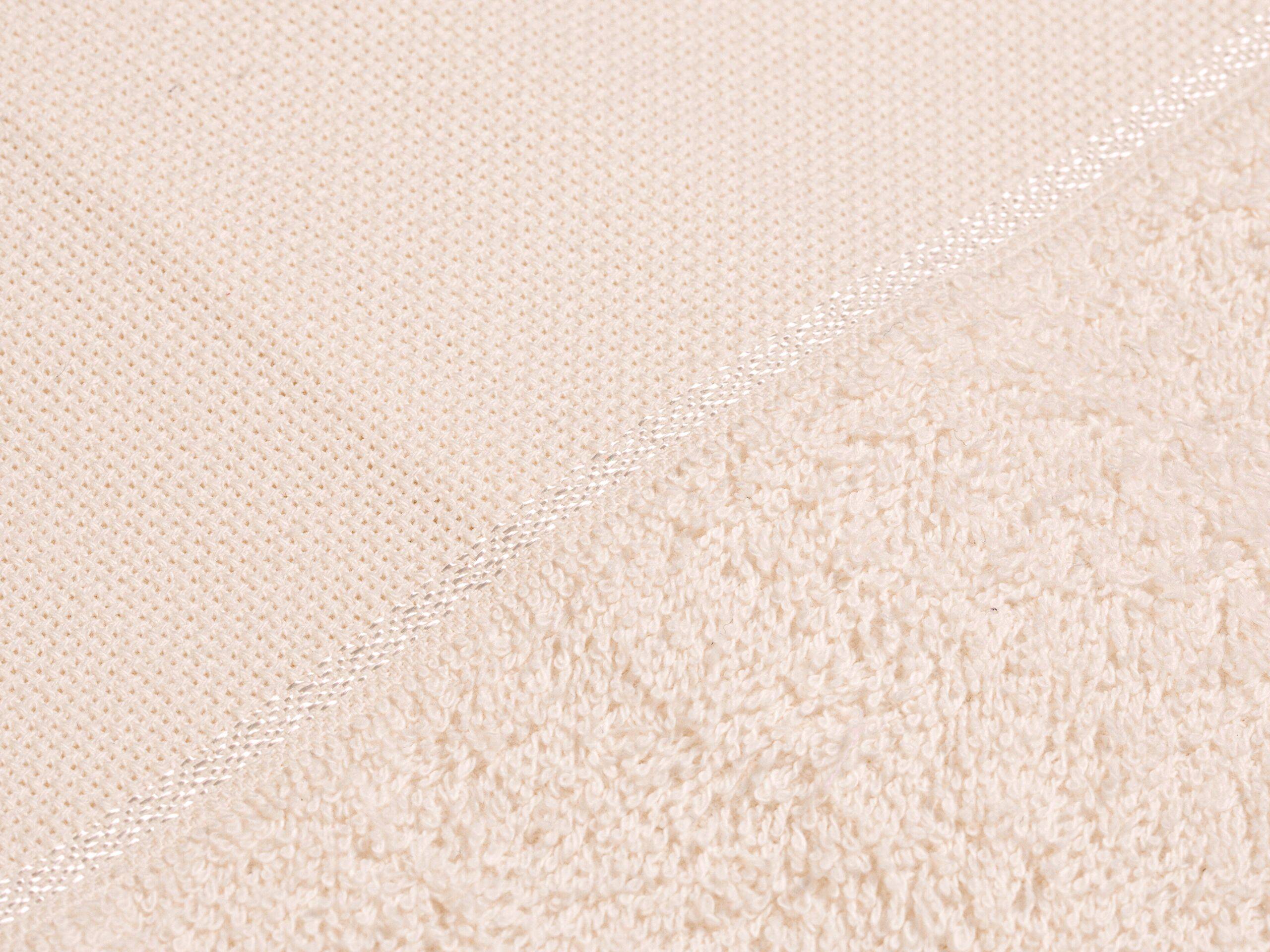 Coppia Asciugamani Aida Asti Avorio