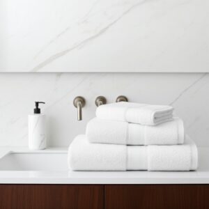Set Asciugamani Venezia Bianco