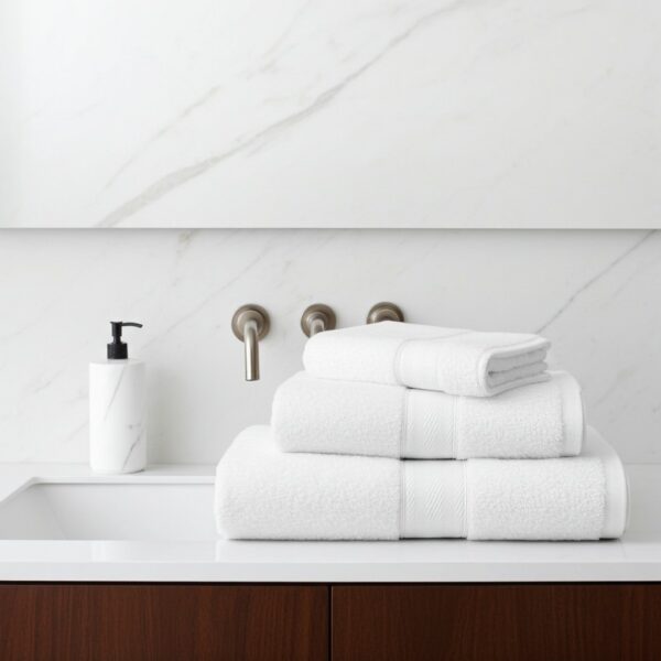 Set Asciugamani Venezia Bianco