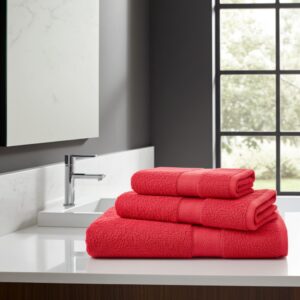 Set Asciugamani Venezia Rosso